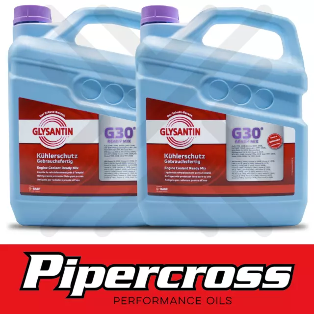G30 ANTIFREEZE / Coolant Red Longlife Ready Mixed 5 Litre 5L