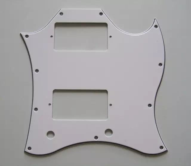 Standard SG Full Face Pickguard for SG SPECIAL Guitar White 3 Ply