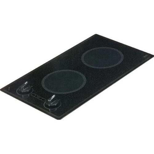 Kenyon B41516 Mediterranean Series 2-burner Trimline Cooktop- black with analog
