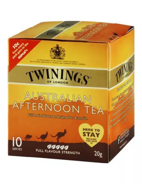 Twinings Australian Afternoon Tea Bags 10 Pack