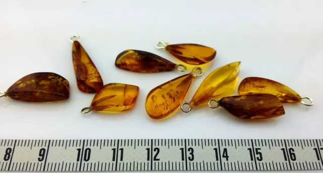 Genuine Baltic Amber Pendant - not pressed 2