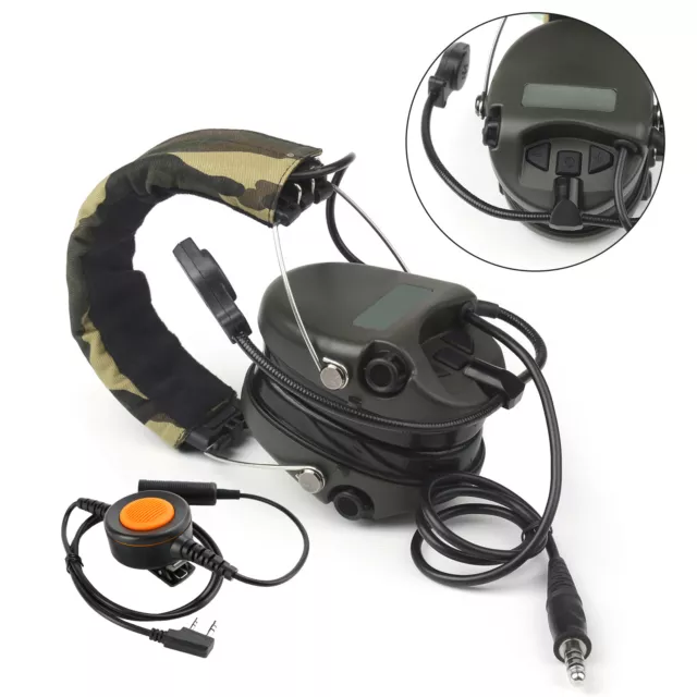 H60 Sound Pickup Noise Reduction Headset pour Kenwood TK-208 TK-220 TK-240 TH-D7