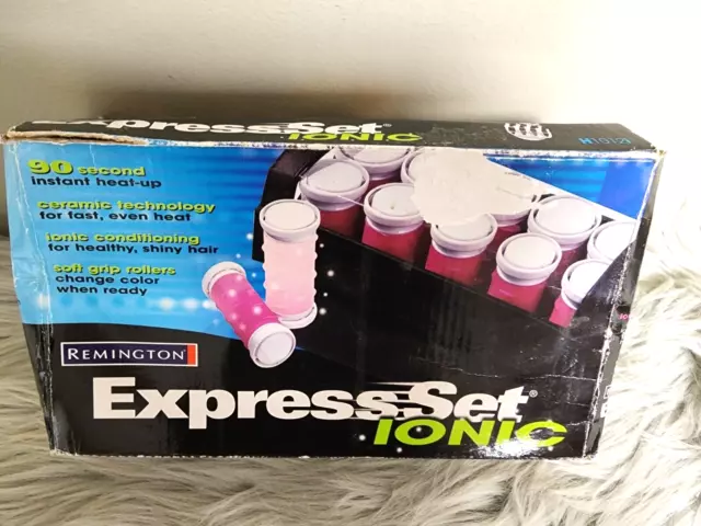 Remington Express Set 10 Travel Pack Heated Rollers Curlers & Clips