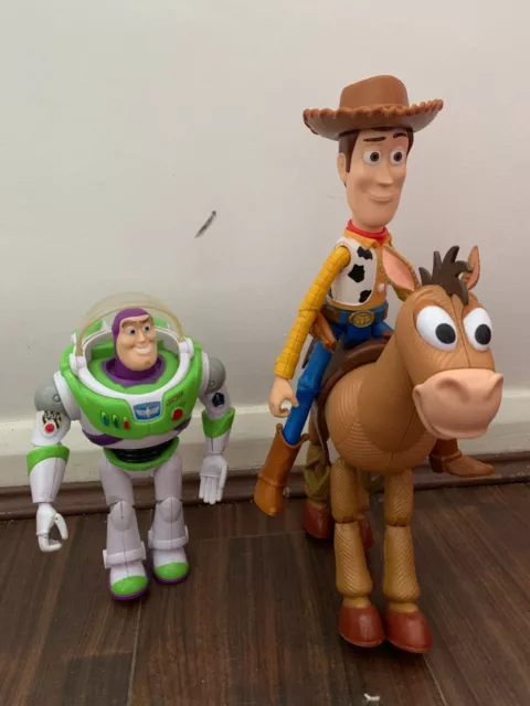 Disney Pixar Toy Story Woody, Bullseye & Buzz Lightyear