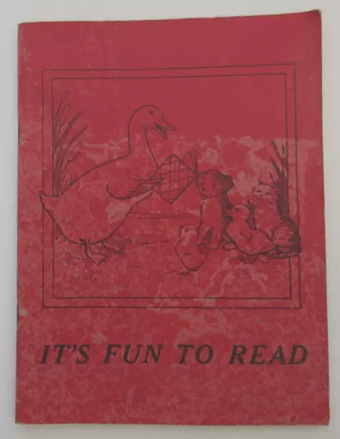 VINTAGE SCHOOL READER NSW Dept of Education IT'S FUN TO READ, Illustrated Book