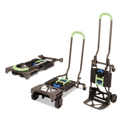 Cosco 2-in-1 Multi-Position Hand Truck and Cart, Blue/Green (CSC12222PBG1E)