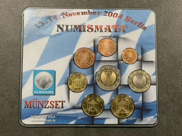 Numismata Euro Kursmünzensatz KMS Deutschland 2004 Berlin 3,88 Euro RAR!!!