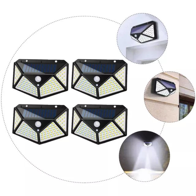 éclairage commercial extérieur 4x LED Lampe Solaire éclairage Extérieur