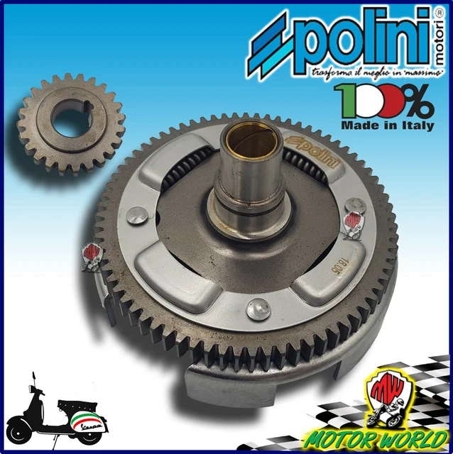 Booster Avviamento Moto Ruota Libera Ingranaggio Avviamento Per Scooter Minarelli MBK Yamaha Malaguti - Cod. 77187193 Ruota Libera Avviamento Scooter - 4