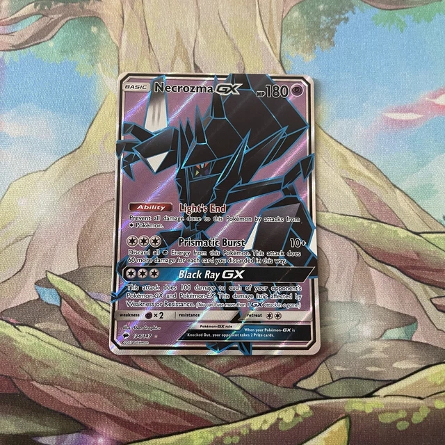 Necrozma GX 134/147 | Pokemon Burning Shadows Sun Moon Full Art Rare Card | LP