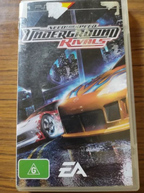 NEED FOR SPEED: Underground Rivals NFS Sony PlayStation PSP Portable Video  Game $19.95 - PicClick AU