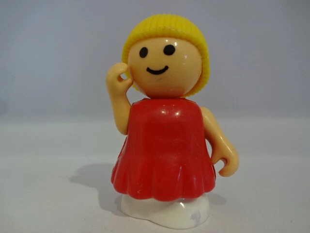70er Jahre - Mädchen im roten Kleid - 50 mm