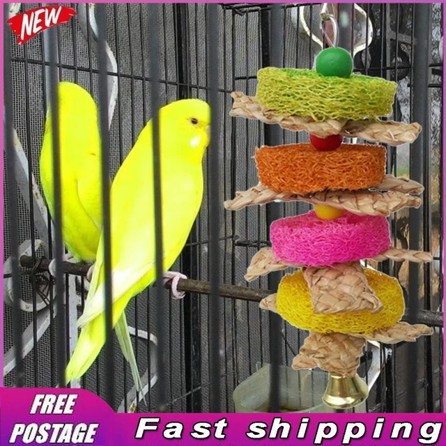 Mini Scarpe Di Tela Pappagallo Giocattoli Per Uccelli Pet Bird Scarpa - Foto 12