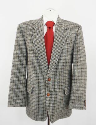 DAKS mozzafiato 2 pezzi Set vestito da pura lana corrispondenti Giacca e Gonna Taglia 10 