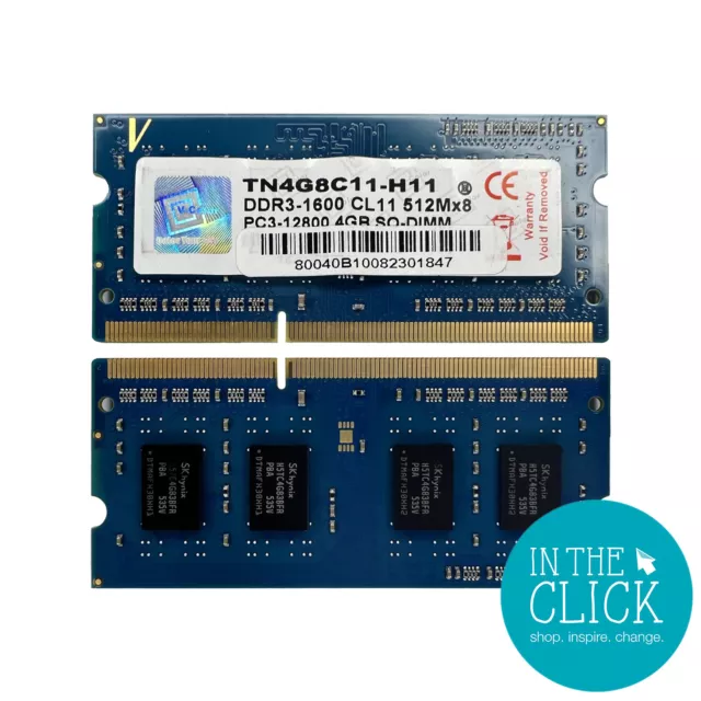 VColor 8GB RAM KIT (2x4GB) PC3-12800 (DDR3 204-pin SO-DIMM) SHOP.INSPIRE.CHANGE