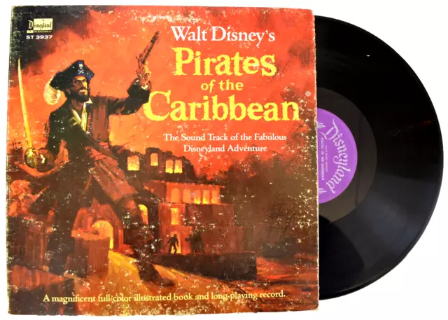 Walt Disneys Pirates Of The Caribbean Soundtrack Ost Vinyl Lp Record