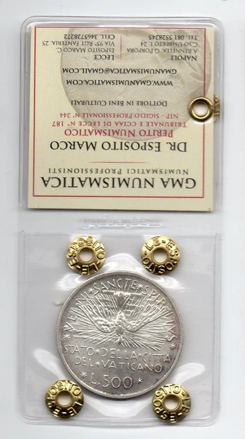 Vaticano Sede Vacante 1978 Fdc Periziata Italia Argento Silver