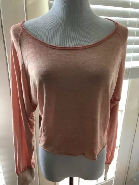 Kensie Women's Pink Ombre look-  Blouse Pullover Top Shirt LG