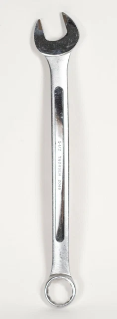 Llave combinada vintage Thorsen de 1-1/2"" 2048 12 puntos 19"" de largo