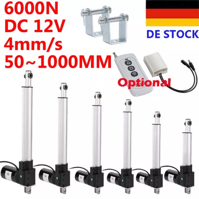 12V 4~40" inch Elettrico Attuatori lineare motore 6000N 1320lb Linear Actuator