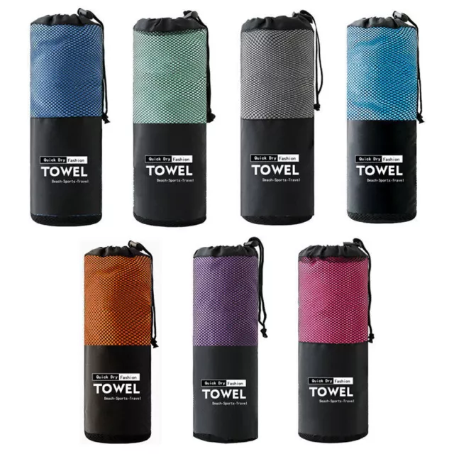 Microfiber Towel Sport Bath Gym Quick Drying Travel Swimming Camping Beach Towel