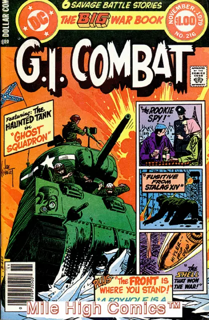 GI COMBAT (1957 Series)  (DC) #216 Fine Comics Book