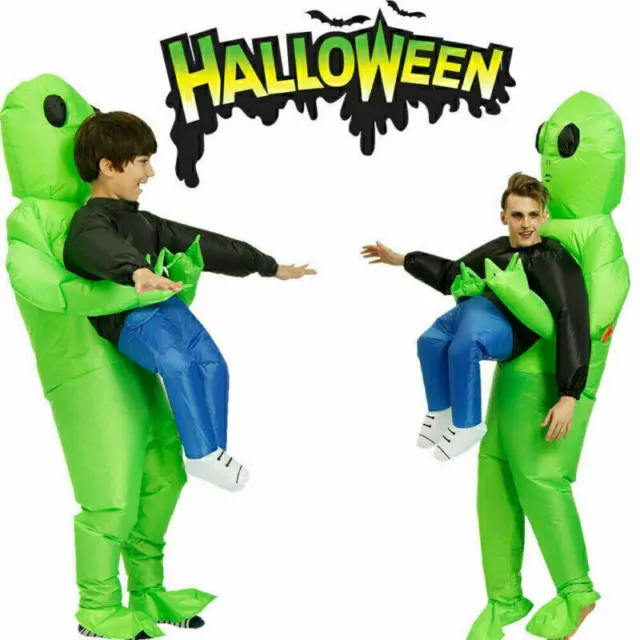Alien Catch Me Halloween Aufblasbares Kostüm Karneval Fasching Party Anzug