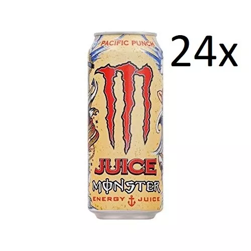 24x Monster Pacific Punch Energy Drink Energiegetränk mit Fruchtsaft 500ml