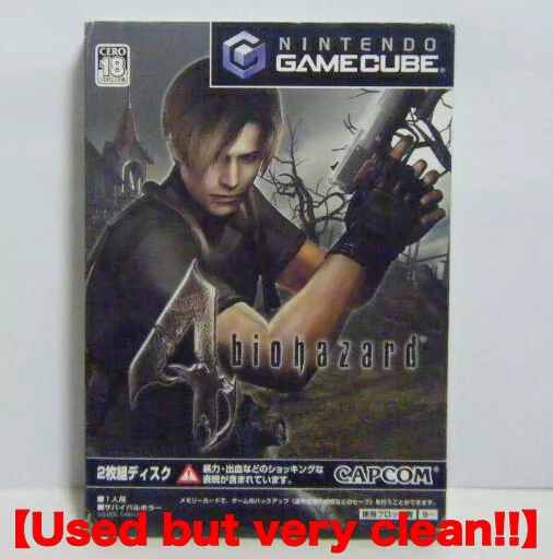Resident Evil 4 Biohazard 4 Nintendo Gamecube Japan version Tested & Works well