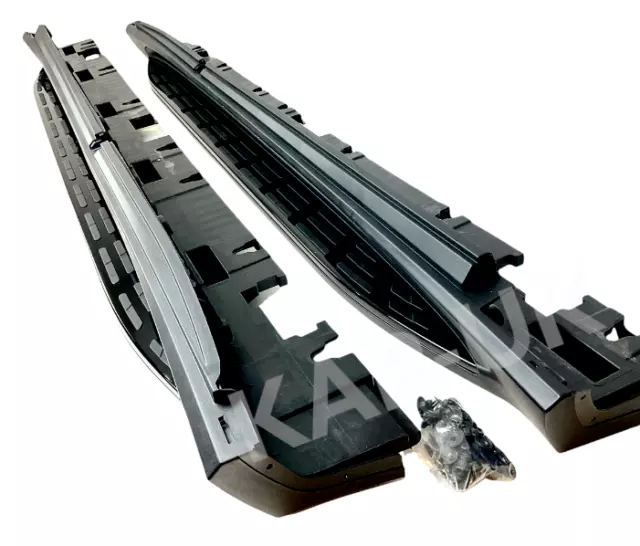Black Side Steps For Mercedes GLE Running Boards W167 2019 on 1 Pair OE Style