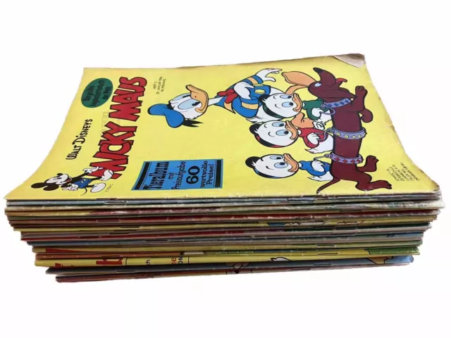 43x MICKY MAUS Comichefte JAHR 1966 / MICKEY MOUSE german Comics 60er jahre