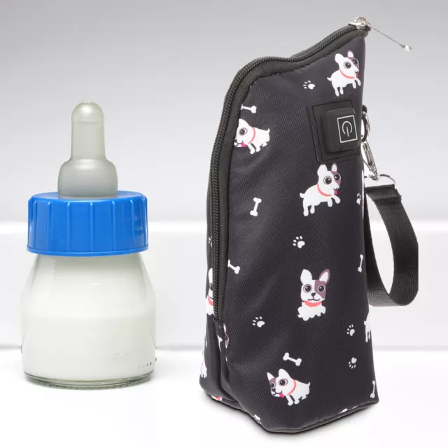 Milk Bottle Heater Cover for Cars Travel Baby Warmer Heating Jacket