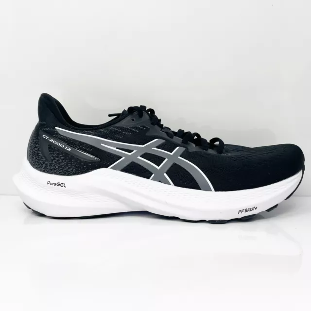 Asics Womens GT 2000 12 1012B506 Black Running Shoes Sneakers Size 9