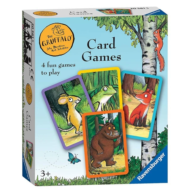 Gioco di Carte 4 IN 1 Giochi Il Grueffelo Ravensburger Gioco