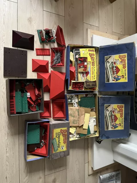 Large Selection of Bayko Building Set Toys