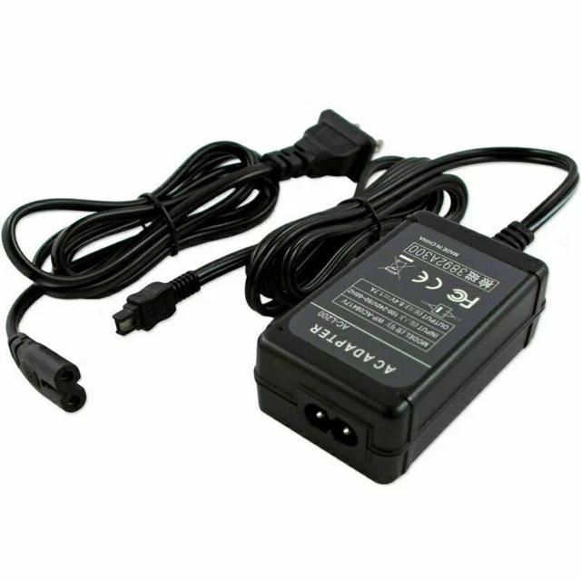 AC Power Adapter Charger for Sony Handycam DCR-DVD408 DCR-DVD505 DCR-DVD508