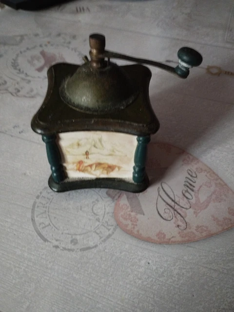 Moulin à Sel Et Poivre Turc Ancien, En Cuivre Vieilli, 4,3 Pouces