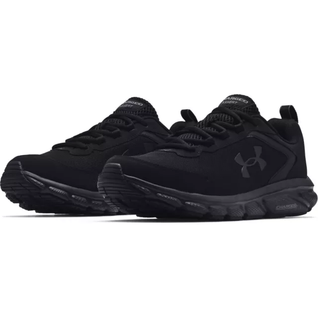 Under Armour 3024590 Men's UA Charged Assert 9 Running Shoes - Black - Size 8