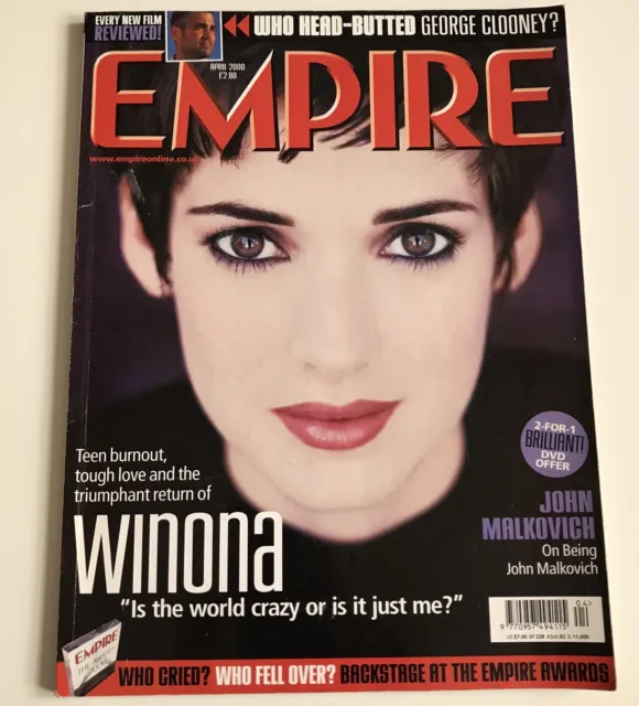 Empire Magazine Ausgabe 130 April 2000 Winona Ryder