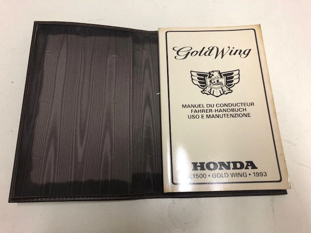 Manuale Uso E Manutenzione Honda Goldwing Gl1500 1993