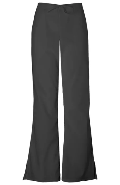 Cherokee Scrubs Workwear Flare Leg Drawstring Scrub Pant 4101 BLACK