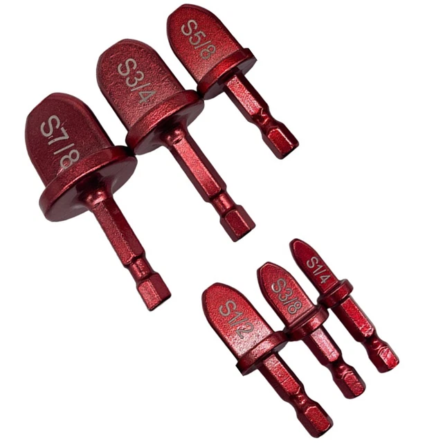 Set Da 6 Espansori Per Tubo Di Rame Esagonali – Per Condizionatori, Allargatubi A Stelo, Dimensioni 1/4, 1/2, 5/8, 3/4, 7/8 Pollici
