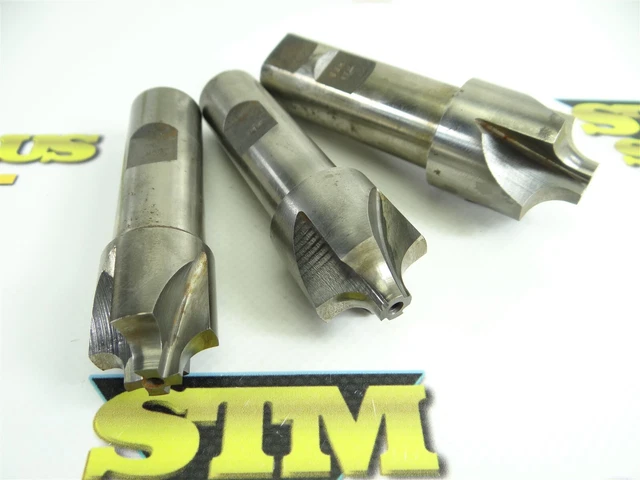 Lot Of 3 Precision Hss Corner Rounding End Mills 3/16" 1/4" & 5/16" Radius