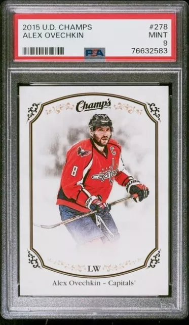 2015-16 Upper Deck Champs High Series SP PSA 9 Alex Ovechkin Alexander #278