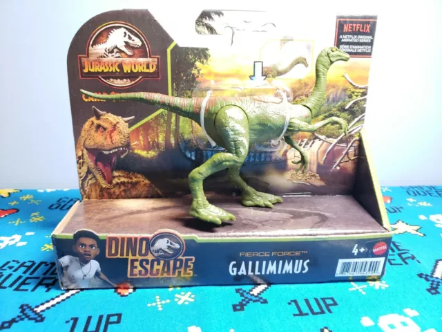 JURASSIC WORLD TOYS Camp Cretaceous Dino Escape GALLIMIMUS Fierce Force ...