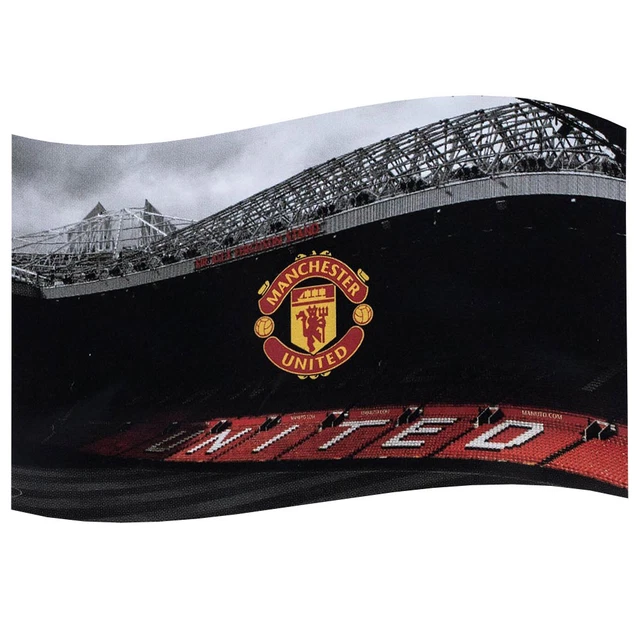 Manchester United FC Grand Drapeau Officiel – 152 X 91 Cm Avec Œillets Métalliques