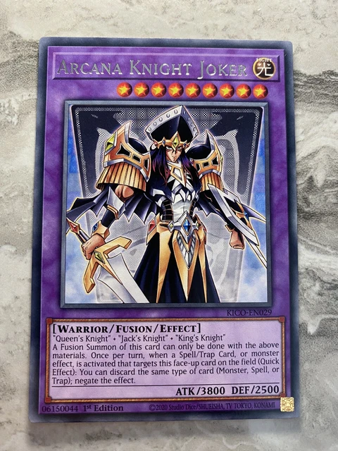 Yugioh - Arcana Knight Joker - KICO-EN029 - Rare - 1st Edition
