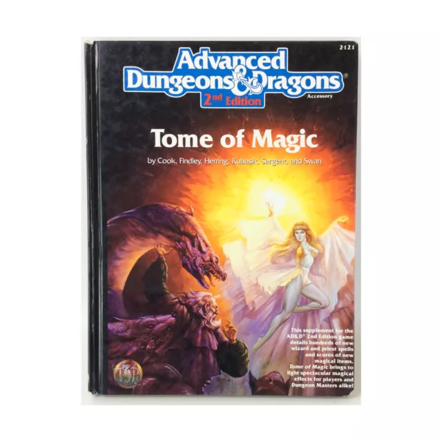 TSR AD&D 2nd Ed Tome of Magic (6th) VG+