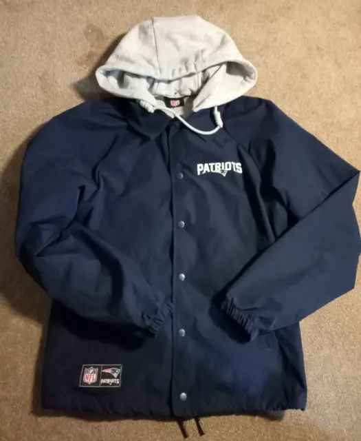 New England Patriots NFL Team Apparel Men's American Football Jacket Size Small