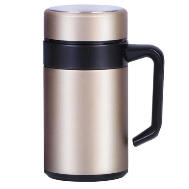 4X (500ML Vaso Acero Inoxidable Aislador Botellas con Thermocup BüRo Ka8)